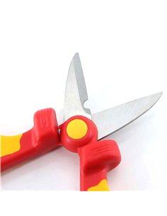 Isolierte Elektrikerschere 16cm mit ergonomischem Griff 2