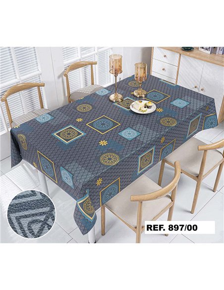 ROLLO MANTEL MASTER GOLD AZUL. MEDIDA 1,40 x 20 m