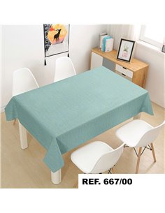 Rollo de mantel “Marbeld Gold” 1,40x20m color azul claro