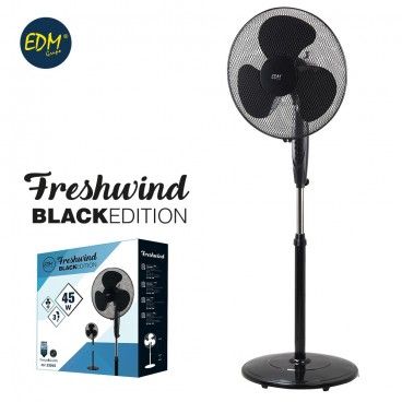 Ventilador de pie negro 45w black series edm EDM 33945