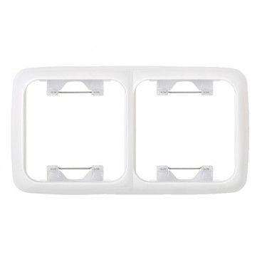 Moldura 2 elementos brancos Simon 31621-30