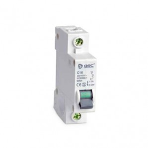 Interruptor automático estreito 1P 16A curva C GSC 0403650