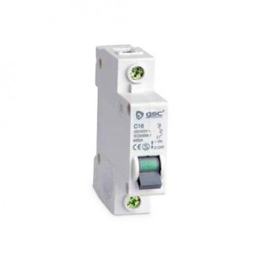 Interruptor magnetotérmico estreito 1P 25A curva C GSC 0403651