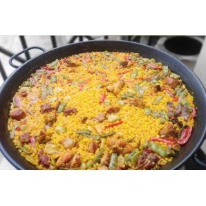 Paella pan steel polished ø340mm GSC 2701792 2