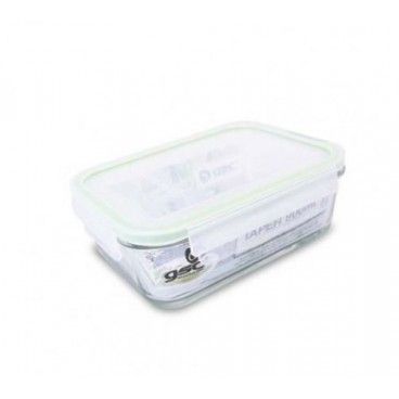 Taper hermetico rectangular glass 900ml. GSC 2703106
