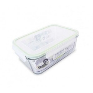 Taper hermetico rectangular glass 1600ml. GSC 2703107