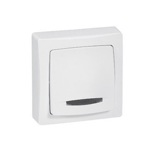 Botão com monobloco iluminado Legrand Oteo 086005