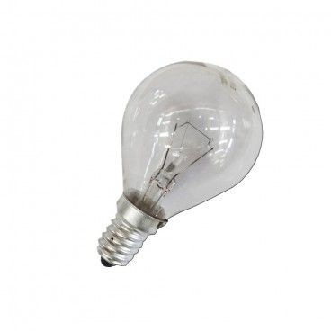 Bombilla esferica clara 40W E14 EDM 35126