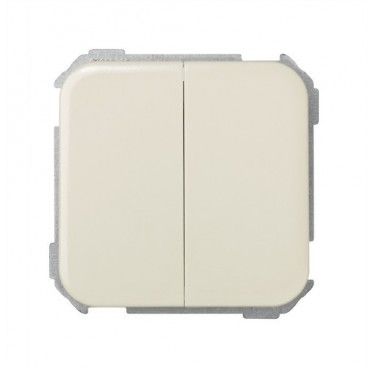 Doble conmutador marfil Simon 31397-31
