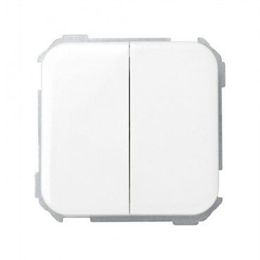 Doble pulsador blanco Simon 31396-30