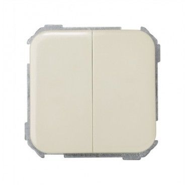 Doble pulsador marfil Simon 31396-31