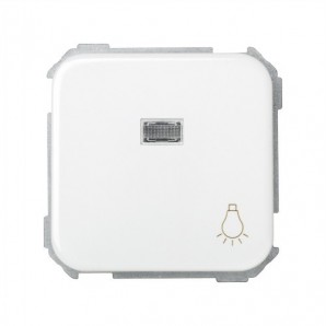 Pulsador bombilla luminoso blanco Simon 31661-30