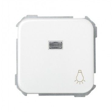 Pulsador bombilla luminoso blanco Simon 31661-30