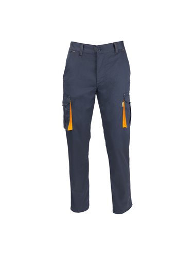 Pantalón de trabajo fabricado en tejido spandex color azul oscuro (Talla 56)
