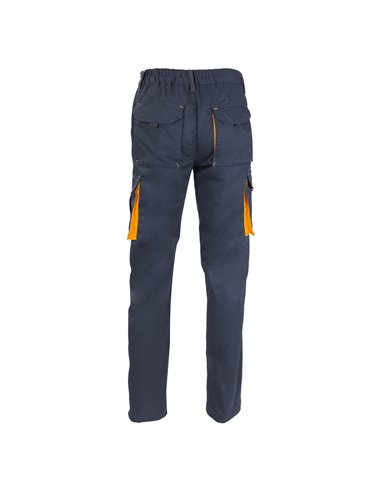 Pantalón de trabajo fabricado en tejido spandex color azul oscuro (Talla 56)