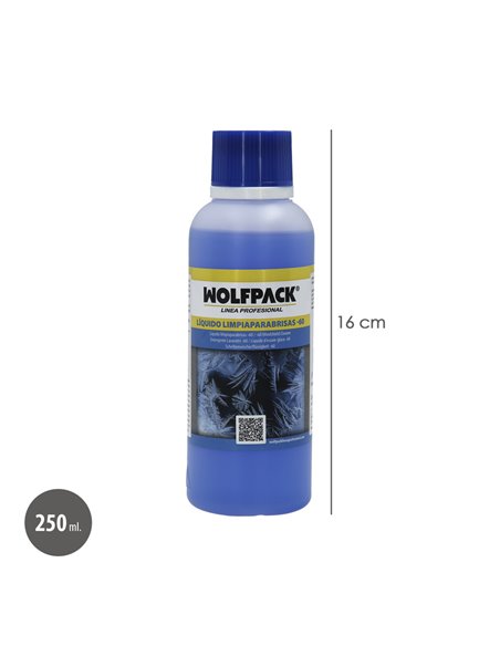 Limpiacristales Parabrisas Coche / Auto 250 ml. Para 5 Litros