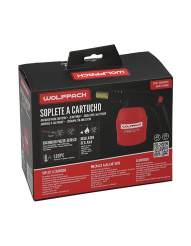 Soplete A Cartucho Cuerpo ABS Encendido Piezo-electrico