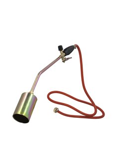 Soplete largo con palanca Ø6x58cm con manguera flexible