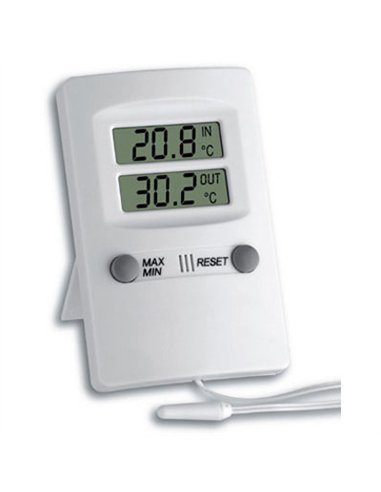 TERMOMETRO DIGITAL MAX-MINIMA CON CABLE 012802014