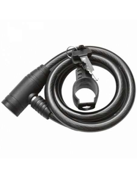 CABLE ANTIRROBO BICICLETA ESPIRAL 150cm x 6mm A-1320100 ARREGUI