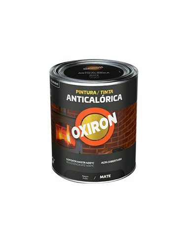 OXIRON PINTURA NEGRO MATE ANTICALORICA 250ml 302 TITAN