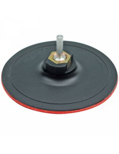 DISCO GOMA TALAD/DESBAR. 125mm VELCRO C/VASTAGO 08316 VOREL 2