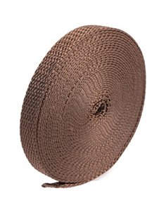 ROLLO 6mt CINTA PERSIANA MARRON/BRONCE 18mm 2