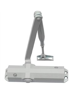 CIERRAPUERTAS C/RETENEDOR PLATA mod. 4500 C324 YALE 2