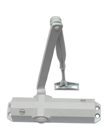 CIERRAPUERTAS C/RETENEDOR PLATA mod. 4500 C324 YALE