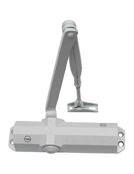 CIERRAPUERTAS C/RETENEDOR PLATA mod. 4500 C324 YALE