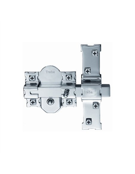 CERROJO 301-R NIQUEL BOTON/LLAVE BOMB. PERFIL 24012 TRABA
