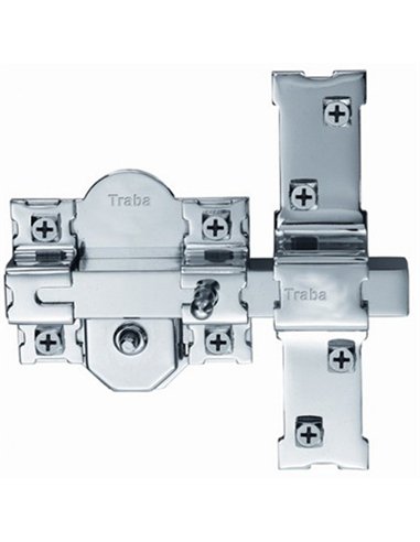 CERROJO 301-R NIQUEL BOTON/LLAVE BOMB. PERFIL 24012 TRABA