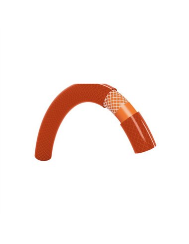 ROLLO 50mt MANGUERA 19x25mm 3/4 REFORZADA ROJA TEXOVINIL