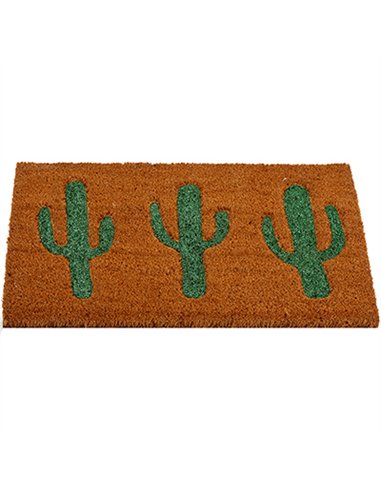 ALFOMBRA FELPUDO COCO 60x40mm CACTUS 57984 AR