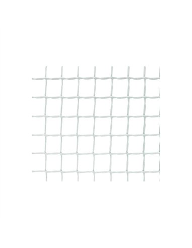 ROLLO 25mt TELA PLASTICO BLANCA 20x20mm 2017227 CUADRANET NORTENE