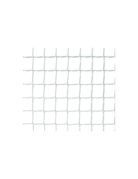 ROLLO 25mt TELA PLASTICO BLANCA 20x20mm 2017227 CUADRANET NORTENE