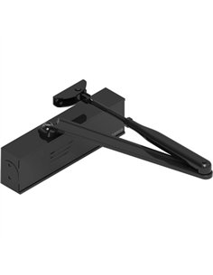 CIERRAPUERTAS RETENEDOR NEGRO UNIK 2500 2559T.NE TELESCO 2