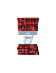 SACO ALMOHADILLA SEMILLAS TARTAN 50x15cm FRIO/CALOR DINTEX