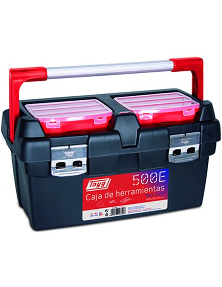 CAJA HERRAMIENTAS C/ESTUCHE 50x29x27cm MOD. 500-E TAYG