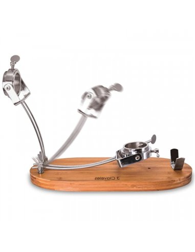 JAMONERO PLEGABLE Y GIRATORIO MADERA 01733 3 CLAVELES
