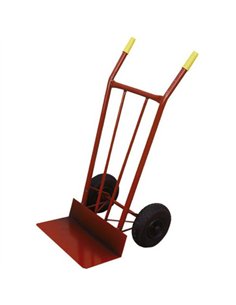 CARRETILLA ALMACEN PALA CORTA RUEDA NEUMATICA 2