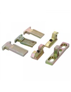 JUEGO CERRADEROS Y GANCHOS PUERTAS Y VENTANAS CORREDERAS 22678 AMIG