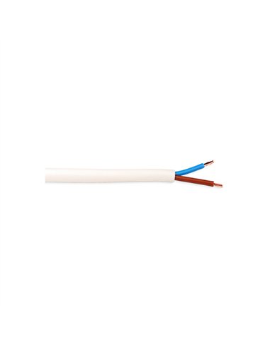 ROLLO 100mt MANGUERA BLANCA 2x0,75mm