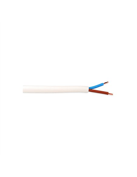 ROLLO 100mt MANGUERA BLANCA 2x0,75mm