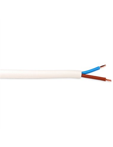 ROLLO 100mt MANGUERA BLANCA 2x0,75mm