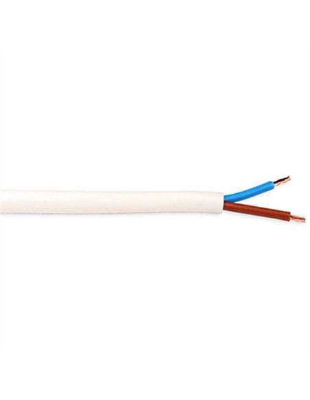 ROLLO 100mt MANGUERA BLANCA 2x0,75mm