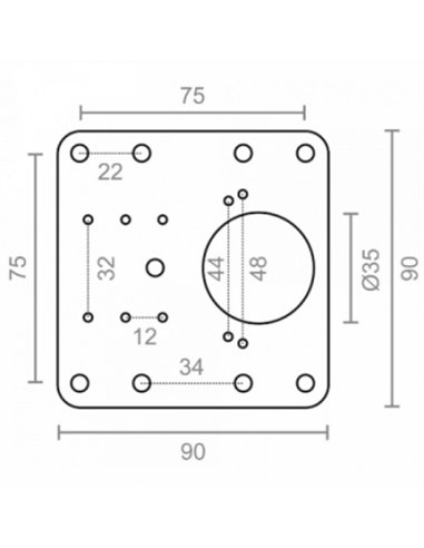 PLACA REPARACION BISAGRAS CAZOLETA 19220 MICEL