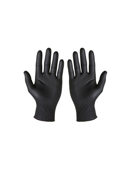 CAJA 100 GUANTES NITRILO NEGRO SIN POLVO T.10 EXTRAGR GD23BE