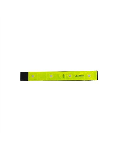 BRAZALETE REFLECTANTE CON LUZ LED 315x55mm ARREGUI