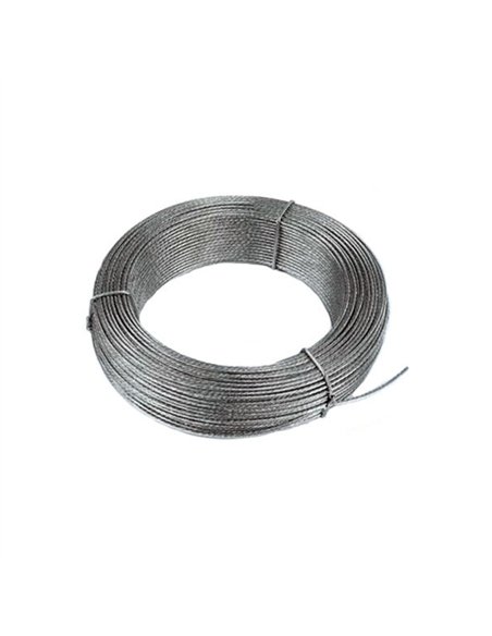 ROLLO 15mt CABLE ACERO 6mm 6x7+1 CR
